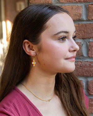Beaded Confetti Earrings