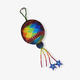 Sphere Glass Beaded Tree Christmas Ornament Guatemala