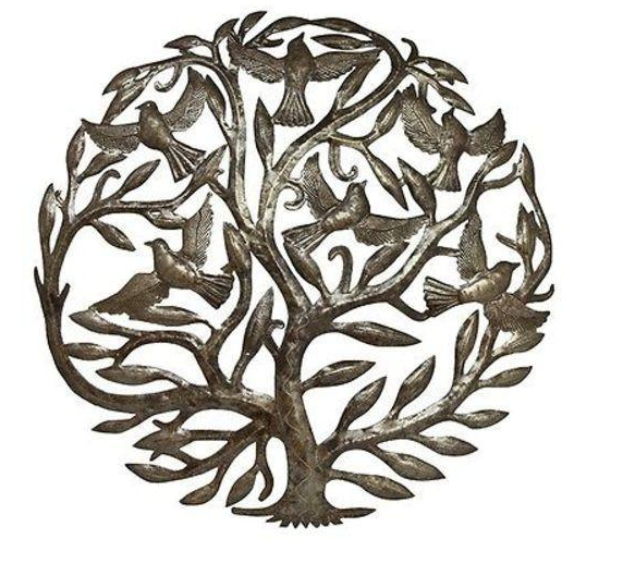 Steel Drum Art - 24 Inch Tree of Life