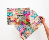 Wild Silk Placemat (Pair) - Ceranchia Open - Patchwork