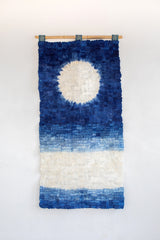 Madagascar Silk Moon Reflecting on Water Wall Hanging
