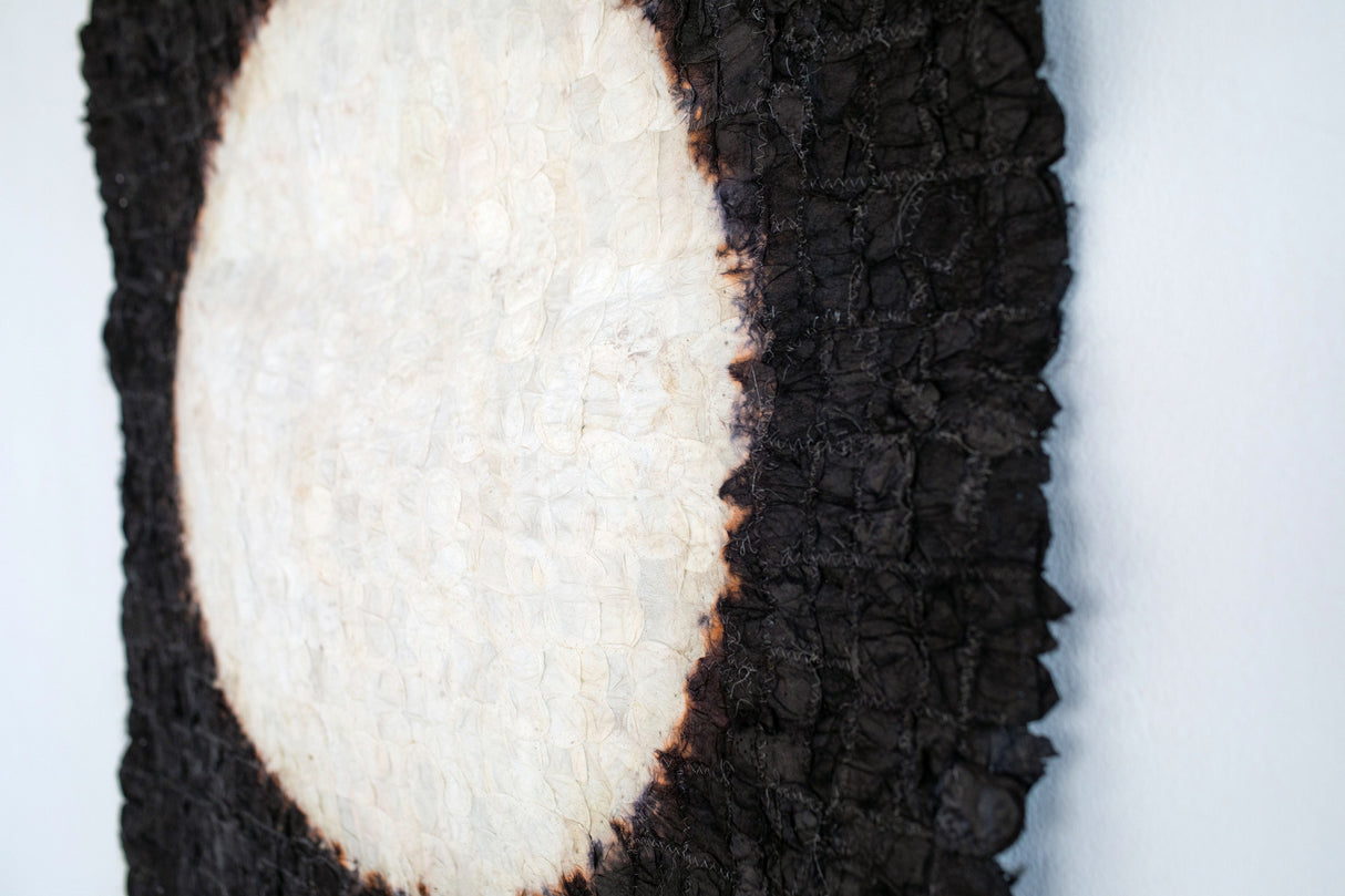 Madagascar Silk Harvest Moon Wall Hanging