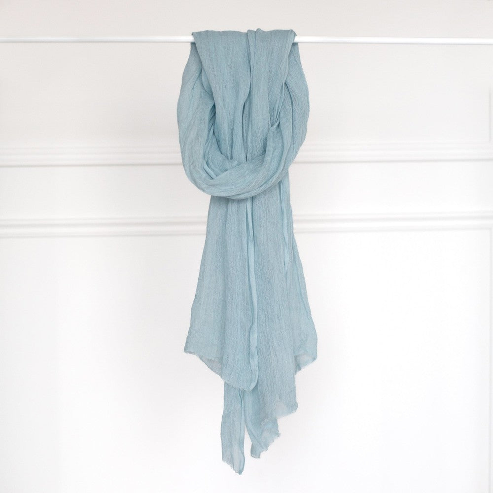 Telba Pure Linen Handwoven Shawl