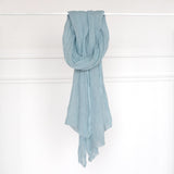 Telba Pure Linen Handwoven Shawl