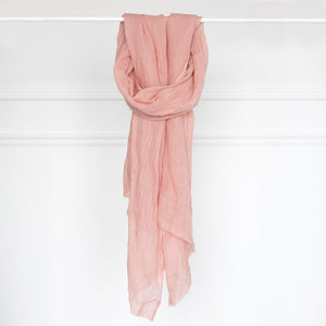 Telba Pure Linen Handwoven Shawl