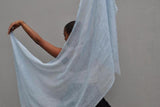 Telba Pure Linen Handwoven Shawl
