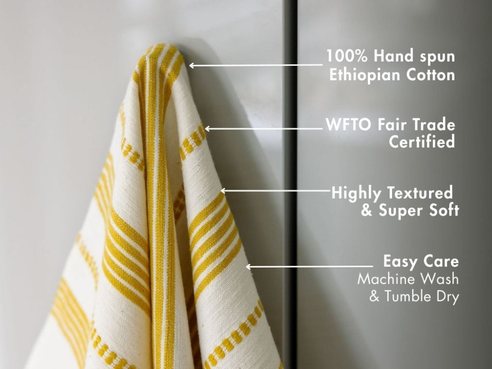 Terrara Handwoven Ethiopian Cotton Tea Towel