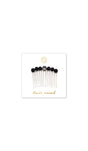 Tessa Hair Comb | Black Onyx/Rhodium-0