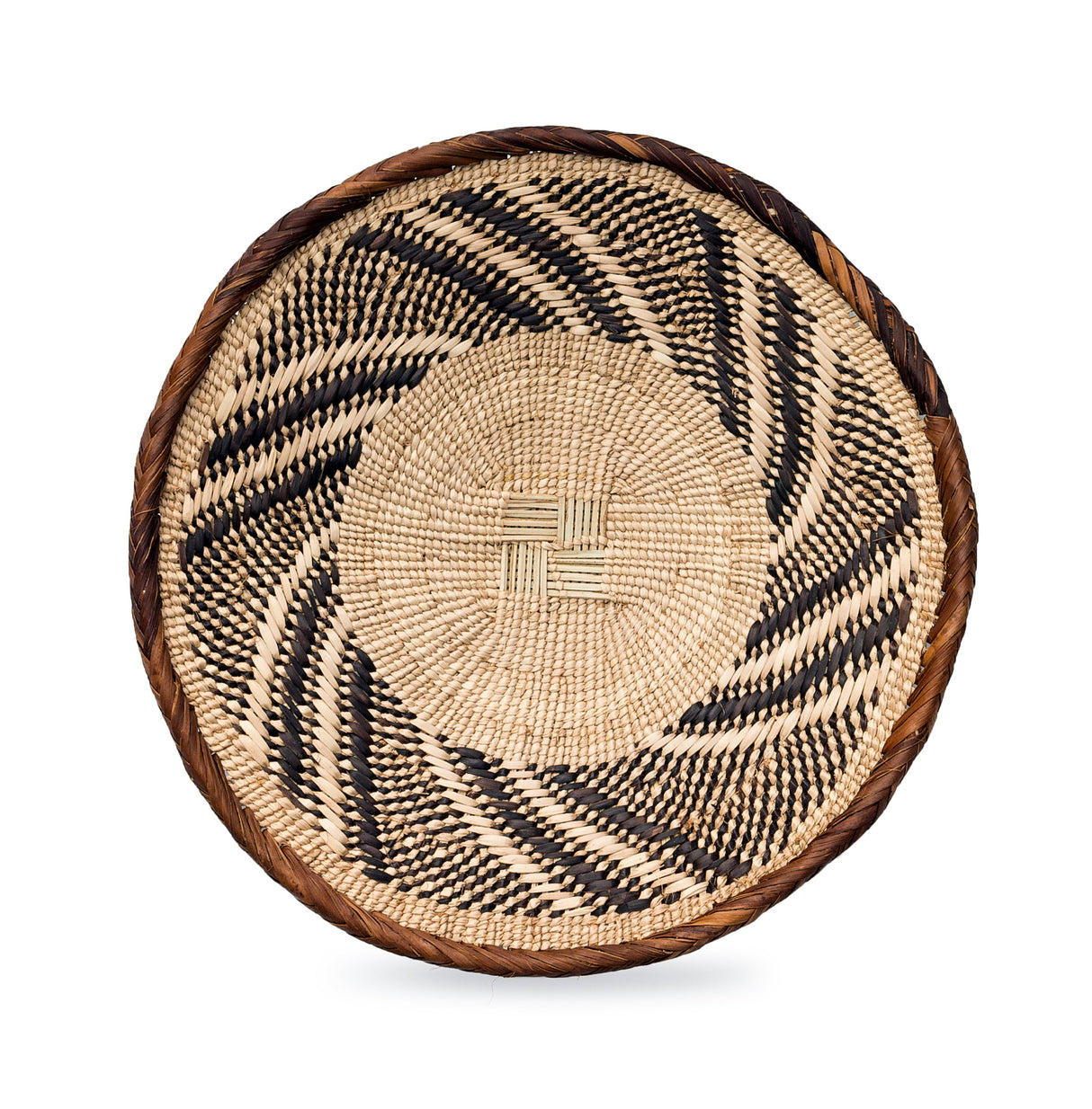 Tonga Pattern Platter Basket | Medium-0