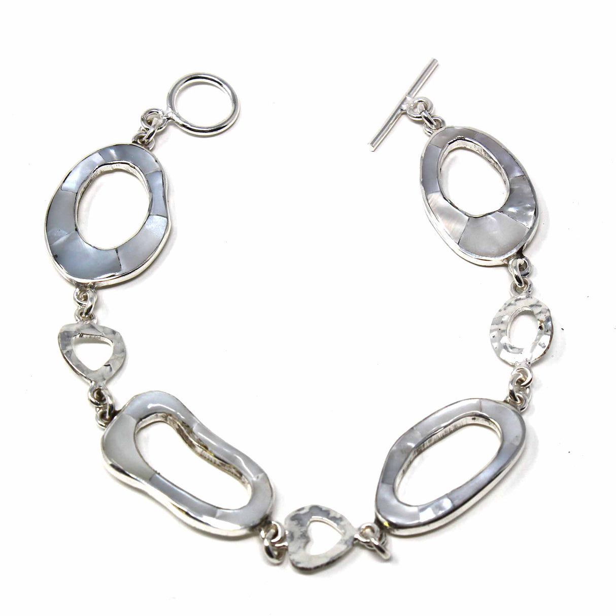 Mother-of-Pearl Rings Bracelet