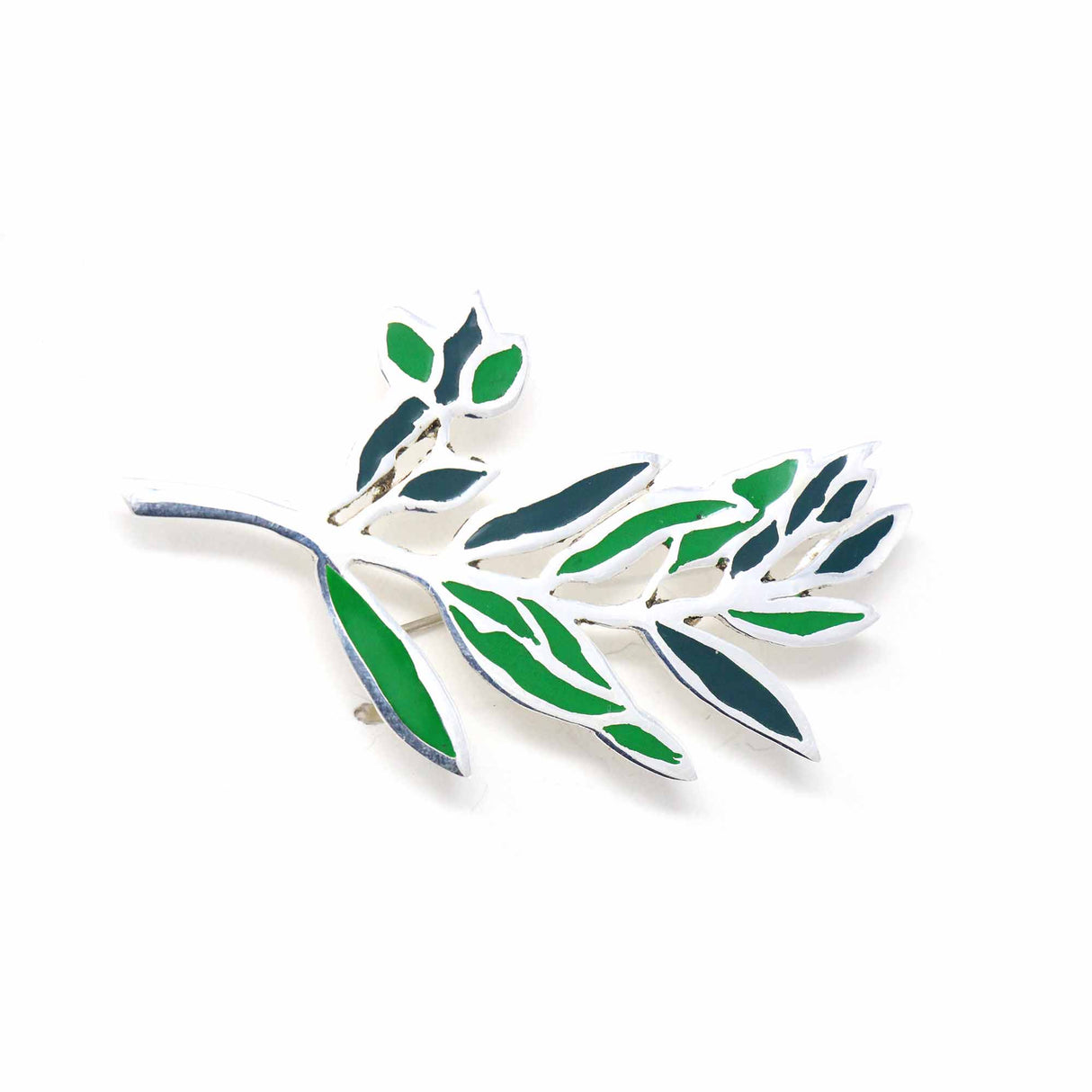 Green Branch Brooch