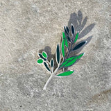 Green Branch Brooch