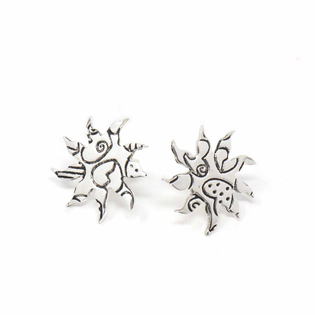 Sunburst Stud Earrings