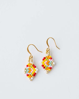 Beaded Confetti Earrings