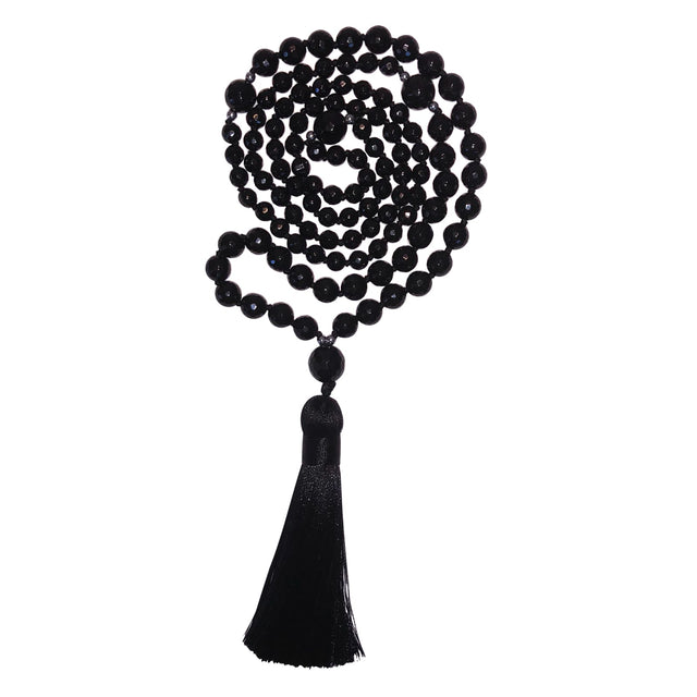 Shiva's Shield Black Onyx Mala-0