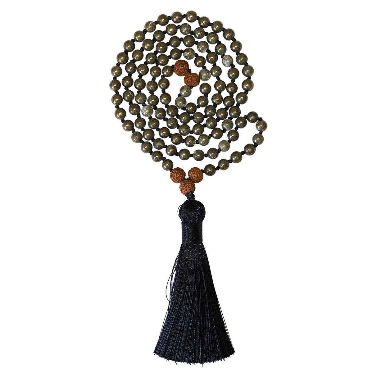 Pyrite Shield Mala-0