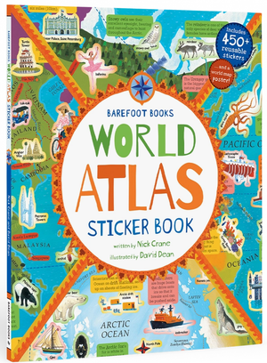 World Atlas Sticker Book