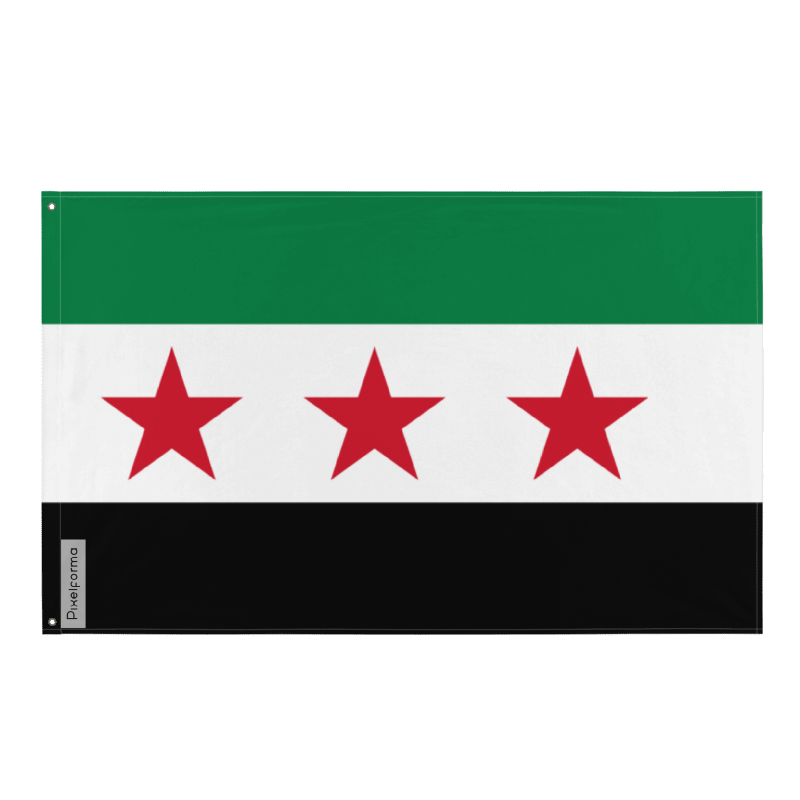 Drapeau de la Syrie Plusieurs Tailles en Polyester-0