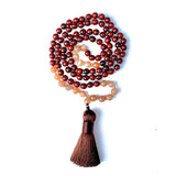 Sunstone and Rosewood Mala-0