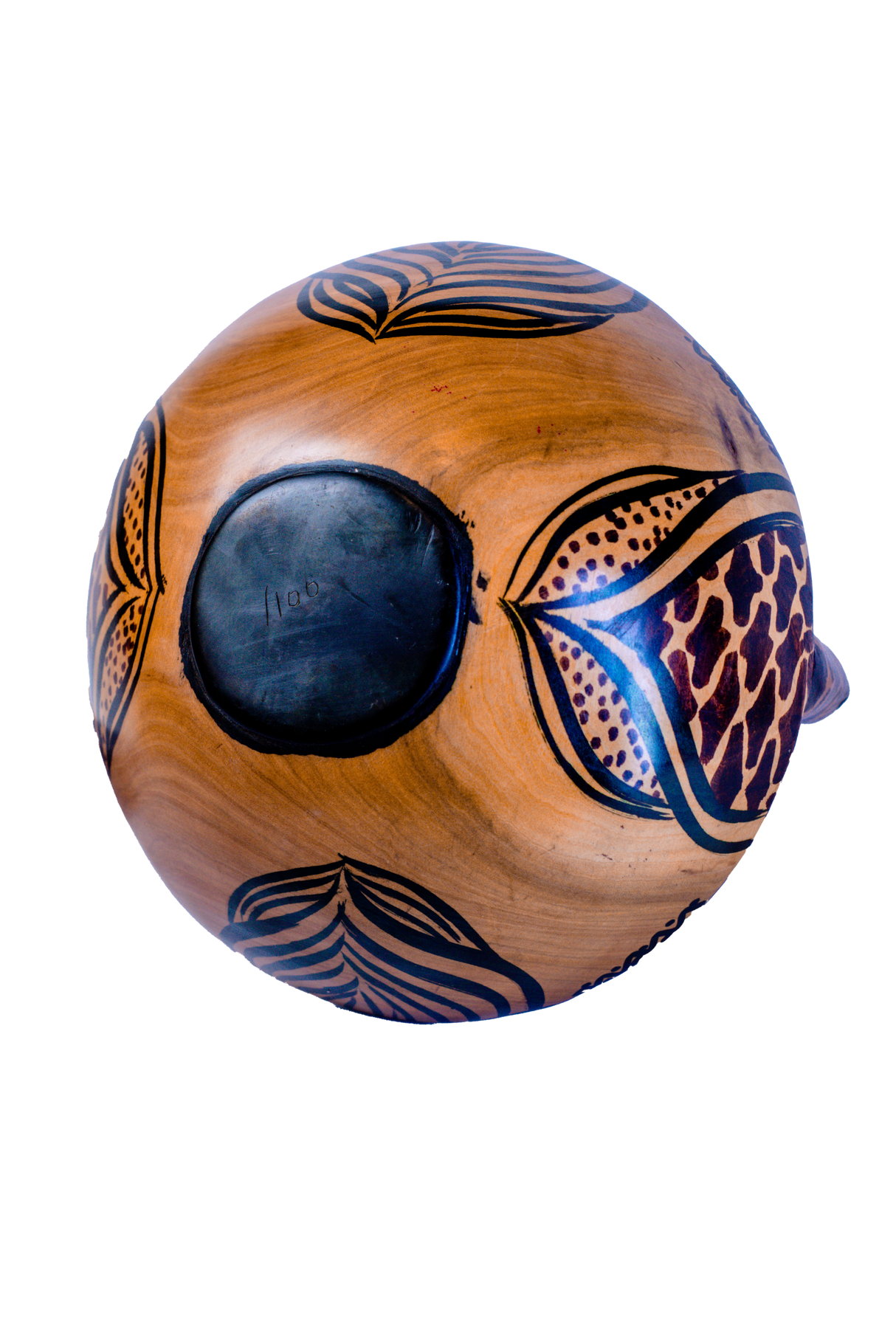 Animal Pattern Bowl with Giraffe Handle