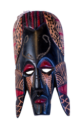 Authentic Hand Carved Tribal African Face Mask 2