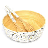 Extra Large Bamboo Salad Bowl (28cm Diameter)-6