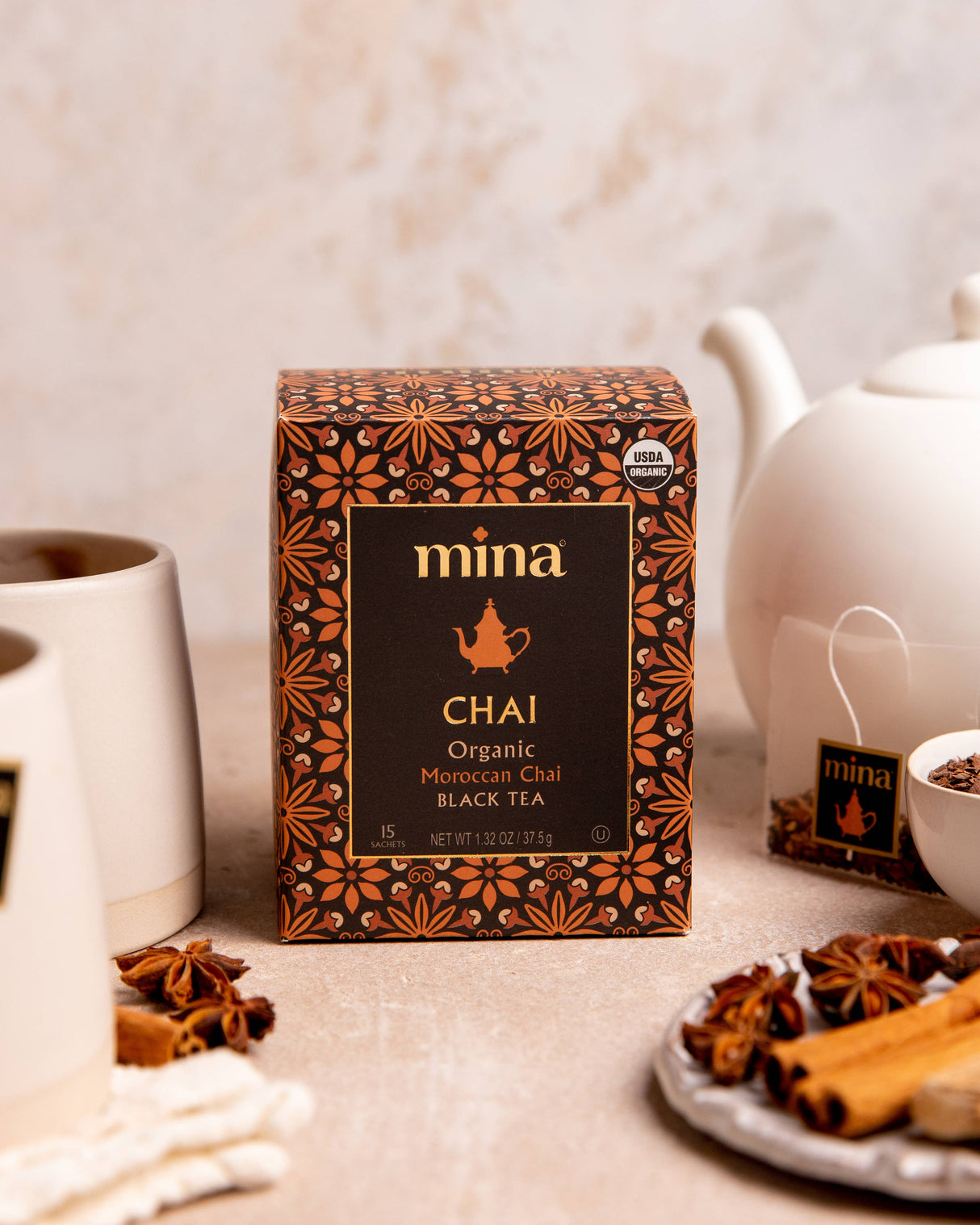 15ct Chai Organic Moroccan Chai Black Tea