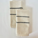 Chamo Handwoven Ethiopian Cotton Napkins | Set of 2