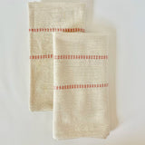 Chamo Handwoven Ethiopian Cotton Napkins | Set of 2