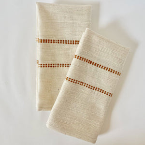 Chamo Handwoven Ethiopian Cotton Napkins | Set of 2