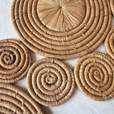 Coiled Raffia Wall Hanging / Table Runner