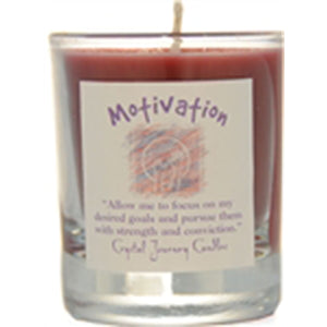 Motivation soy votive candle-0