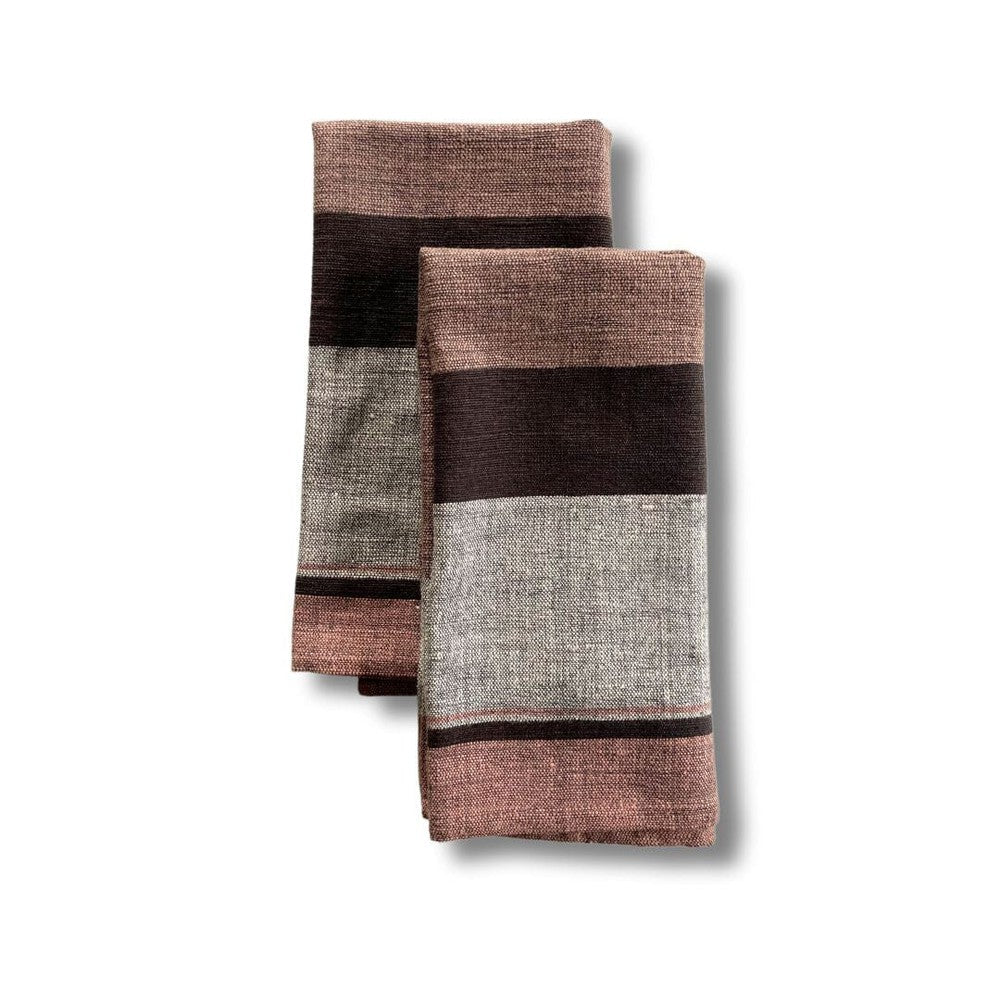 Dalol Handwoven Ethiopian Cotton Napkins | Set of 2