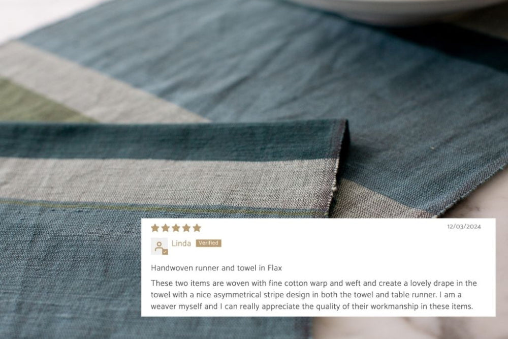 Dalol Handwoven Ethiopian Cotton Table Runner