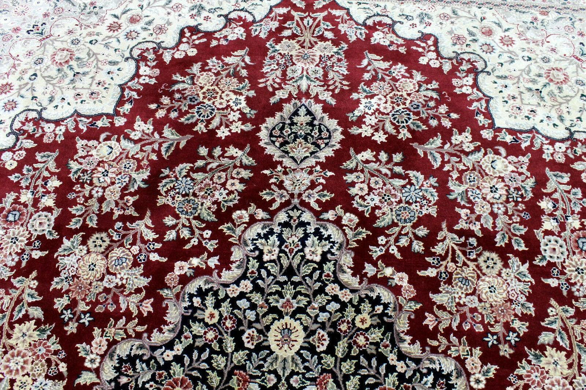 Exquisite Mint Hand-Knotted Peshawar Oriental Wool Rug – 9' x 12'