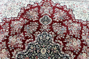 Exquisite Mint Hand-Knotted Peshawar Oriental Wool Rug – 9' x 12'