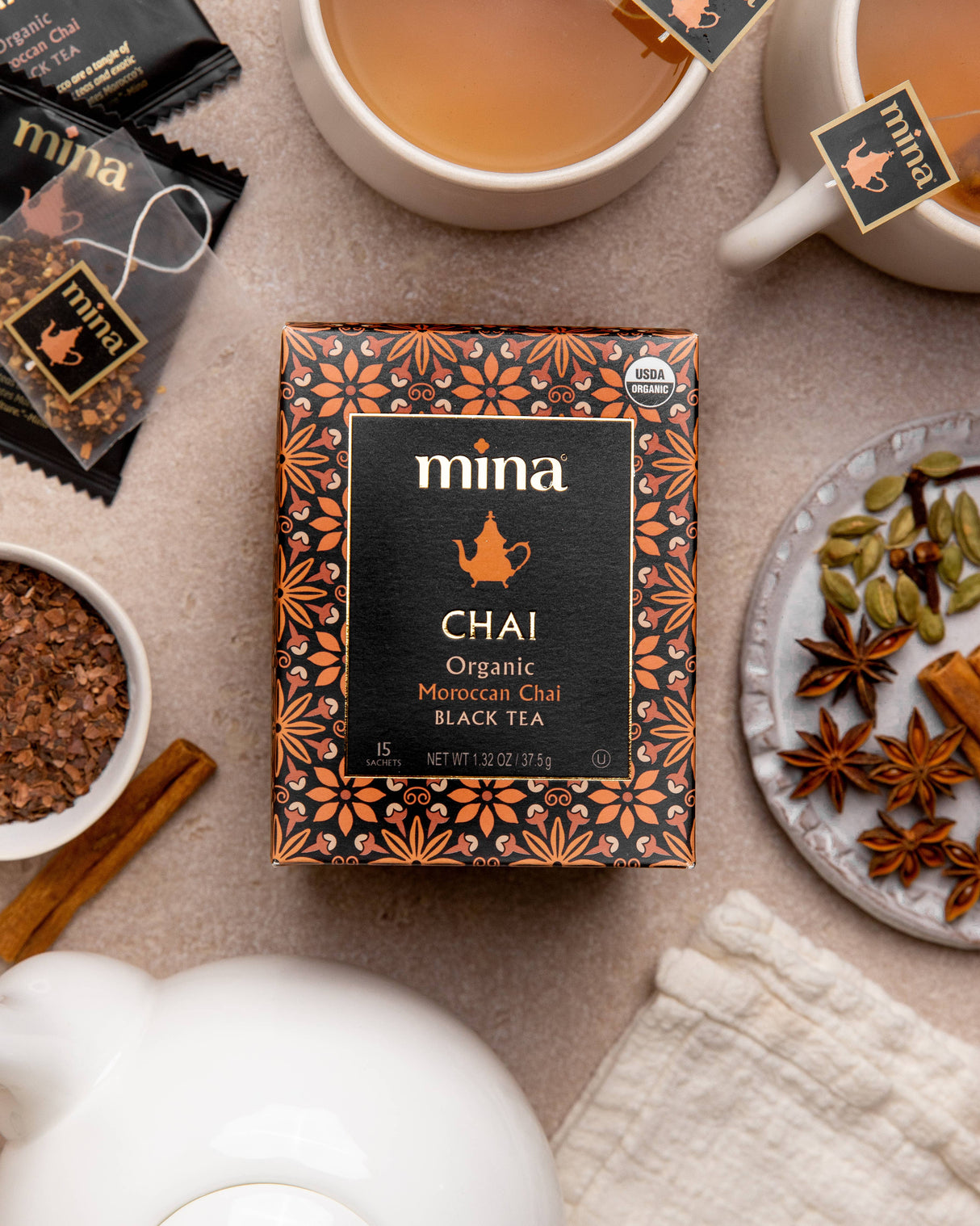 15ct Chai Organic Moroccan Chai Black Tea