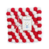 Candy Cane Eco Coasters/Trivets