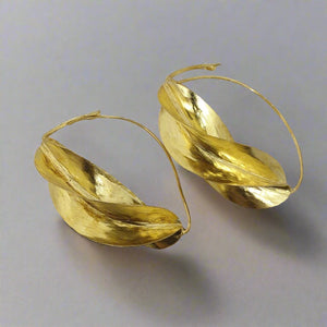 African Fulani Earrings, Hand Made in Mali