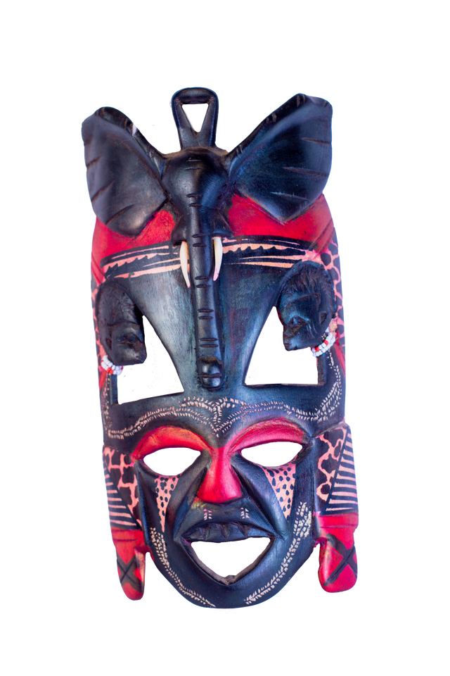 Handcrafted Elephant Face Mask 2