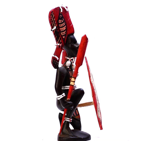 Handmade African Warrior Figurin