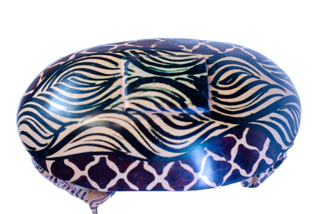 Handmade Animal Bowl with Elephant, Giraffe, and Zebra Figurines