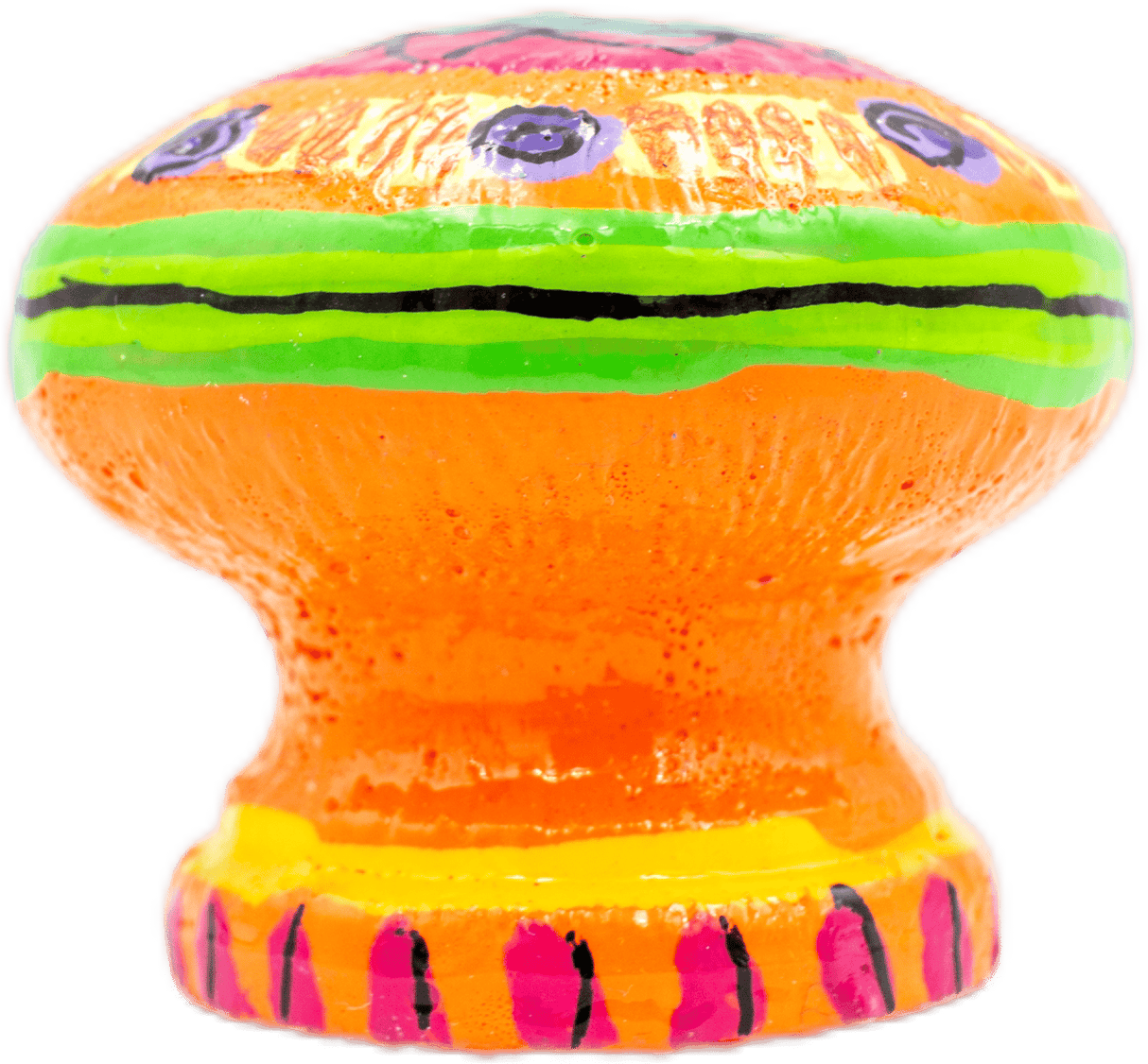 handmade painted paper mache mouse shapped piggy bank 12