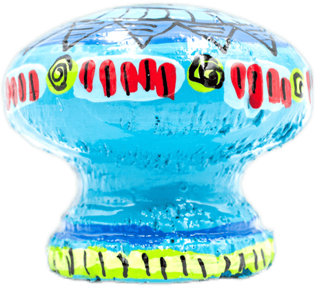 Handmade & Painted Wood Door/Furniture Knobs-12