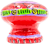 handmade painted paper mache mouse shapped piggy bank 15