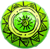 handmade painted paper mache mouse shapped piggy bank 22