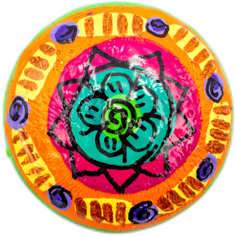 handmade painted paper mache mouse shapped piggy bank 23