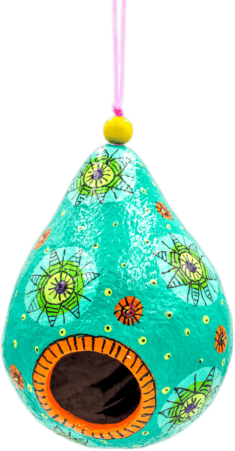 handmade painted paper mache mouse shapped piggy bank 42