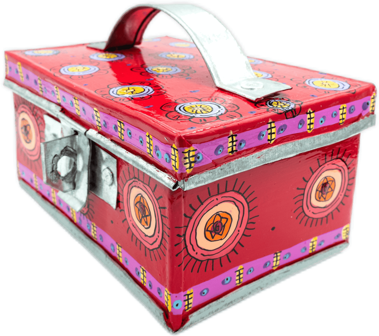 handmade painted paper mache mouse shapped piggy bank 5