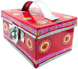 handmade painted paper mache mouse shapped piggy bank 5